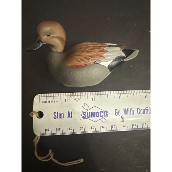 Jett Brunet 2013 Miniature Gadwall Duck Decoy Collectible 16th series - Picture 3 of 7